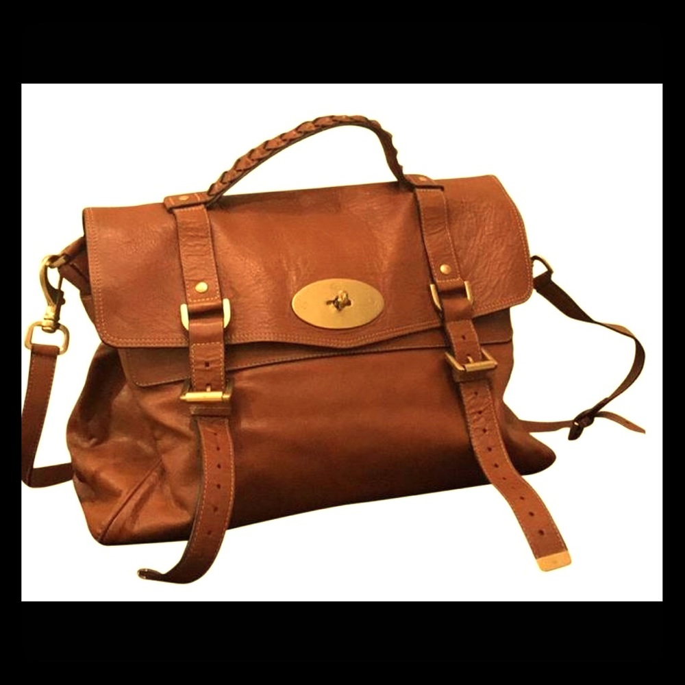 Mulberry Iconic Alexa Satchel - Cognac/Brown Med. - Used